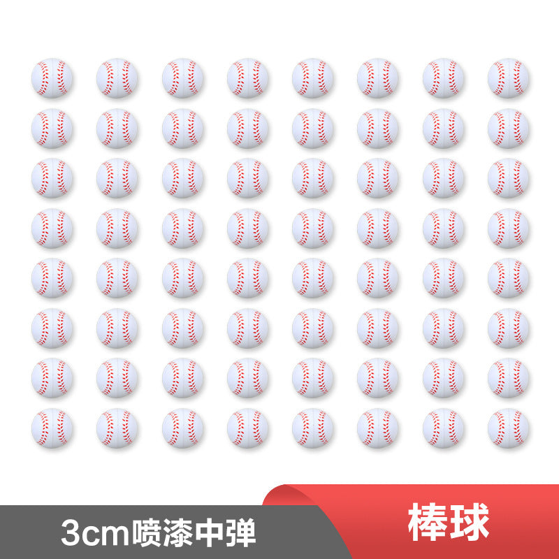 3cm PU Foam Basketball Stress Relief Toy for Kids