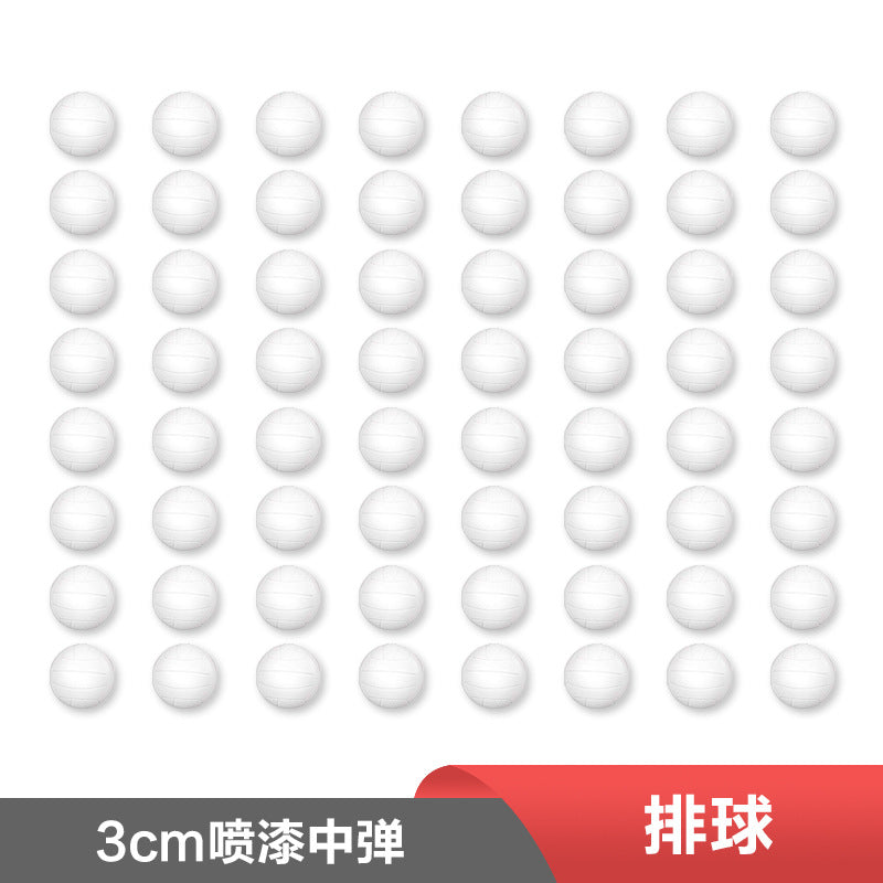 3cm PU Foam Basketball Stress Relief Toy for Kids