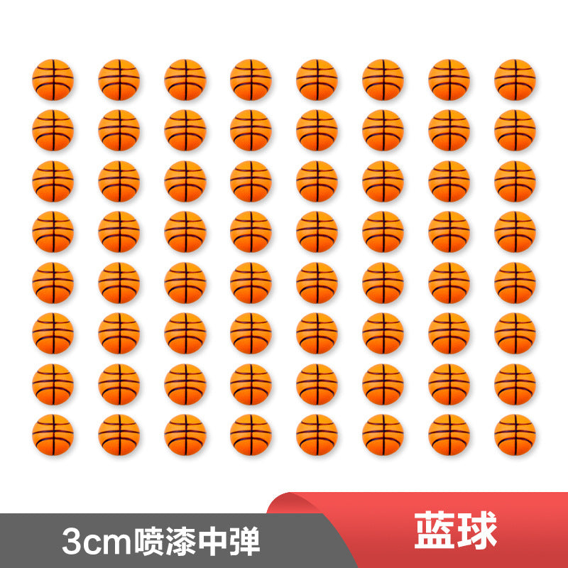 3cm PU Foam Basketball Stress Relief Toy for Kids