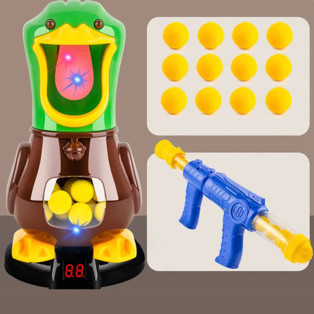 Soft Bullet Duck Shooting Target Toy Set for Kids