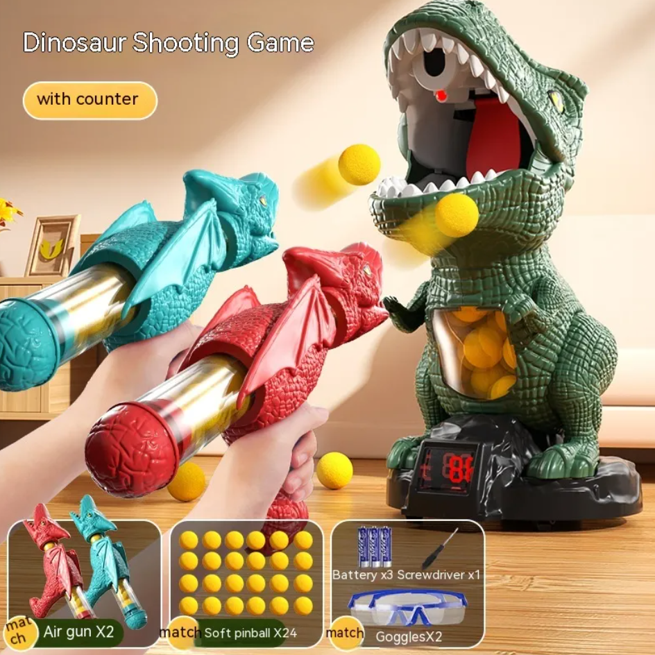 Dinosaur Shooting Air-Powered Soft Bullet Game