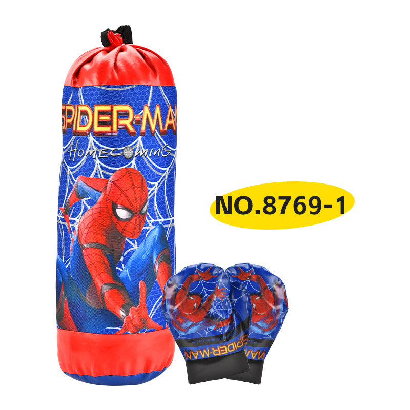 Kids Boxing Gloves and Hanging Punching Bag Set