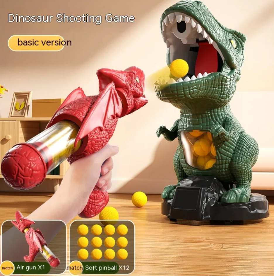 Dinosaur Shooting Air-Powered Soft Bullet Game